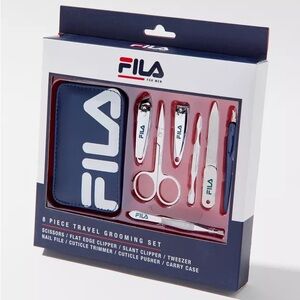 FILA All-In-One 8-Piece Professional Grade Travel Grooming Set